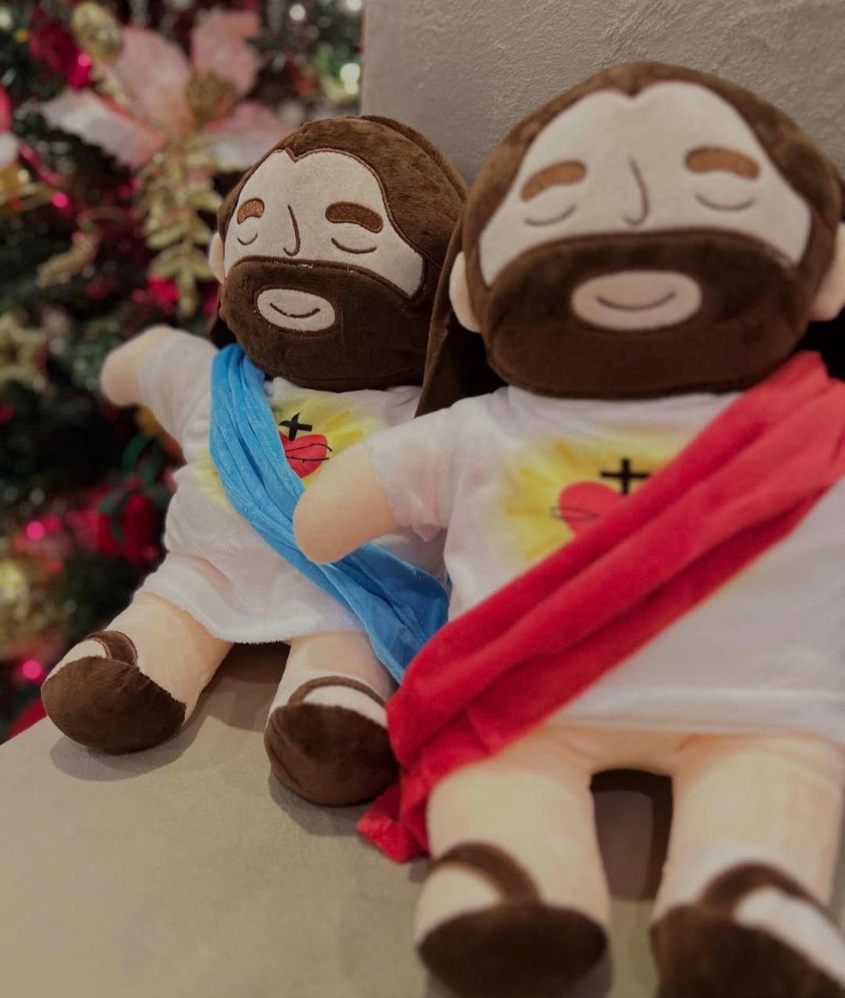 Peluche Jesús que respira y emite sonido