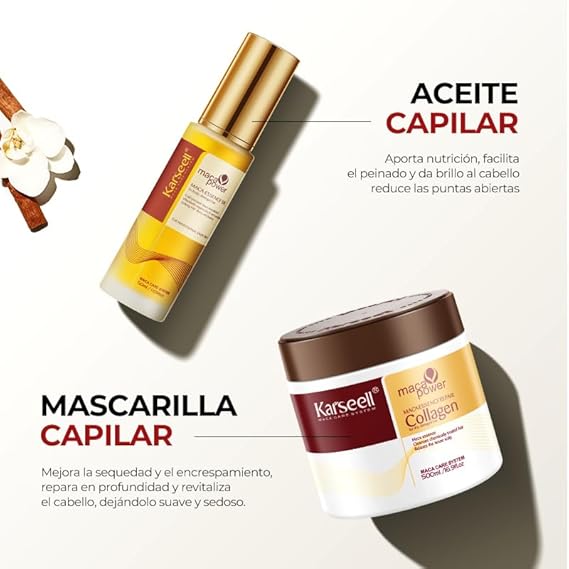 KIT VIRAL: MASCARA Y ACEITE CAPILAR KARSEELL