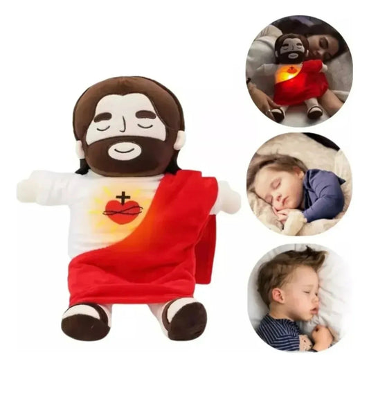 Peluche Jesús que respira y emite sonido